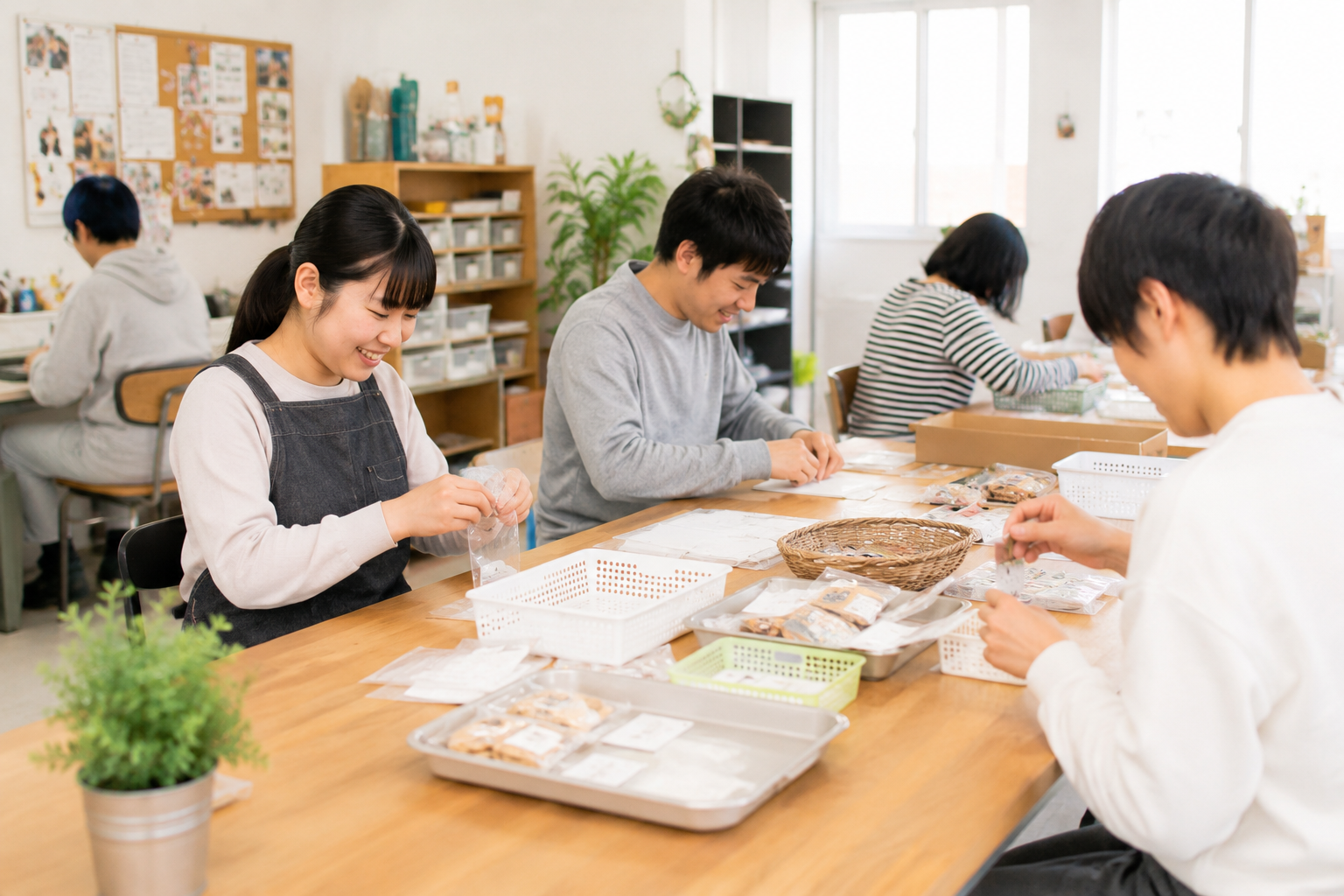 就労継続支援B型の作業風景